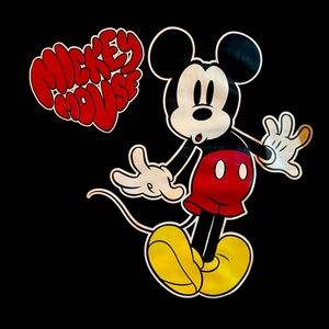 NWOT Mickey Mouse heart long sleeve sweatshirt style Disney x-small
